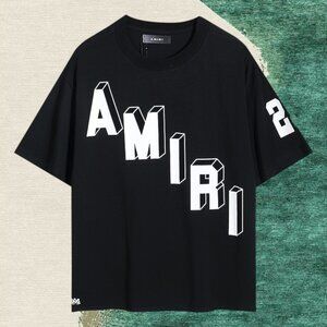 AMIRI Men's Black Short Sleeve